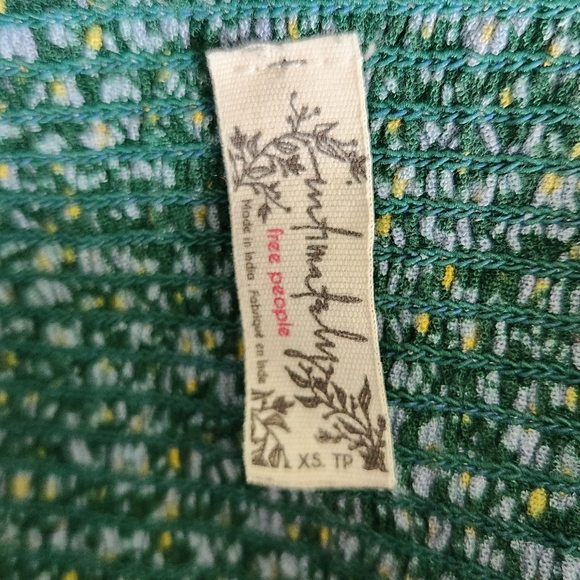 Free People Gabrielle Floral Halter Midi Dress Size XS - Picture 5 of 5